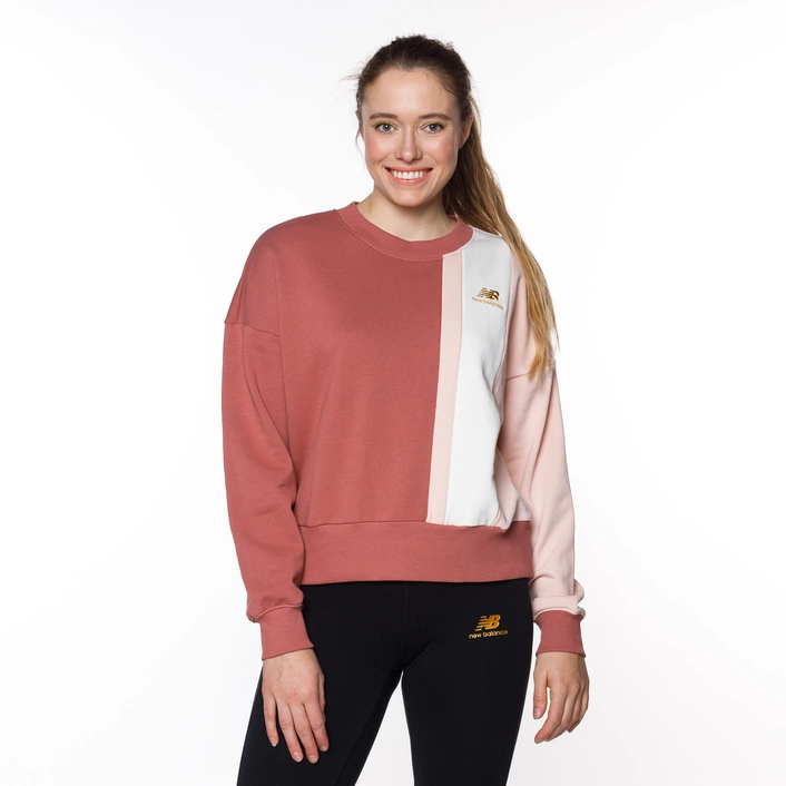 Жіноче худі New Balance Athletics Higher Learning рожеве