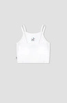 Kaotiko White Balloon Puppy Lycra Top