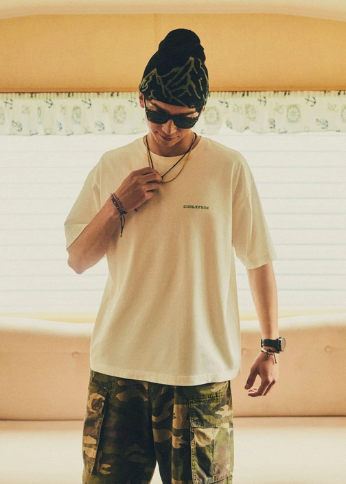 Чоловіча футболка Coalition CLTN T CHECK – off white