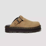 Dr. Martens мюлі на платформі Zebzag Slingback замшеві світло-коричневі 31737439