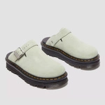 Dr. Martens мюлі на платформі Zebzag Slingback замшеві зелені 31937300