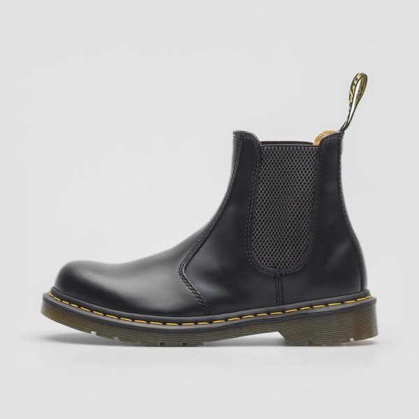 Dr. Martens челсі 2976 Yellow Stitch Smooth чорні 22227001