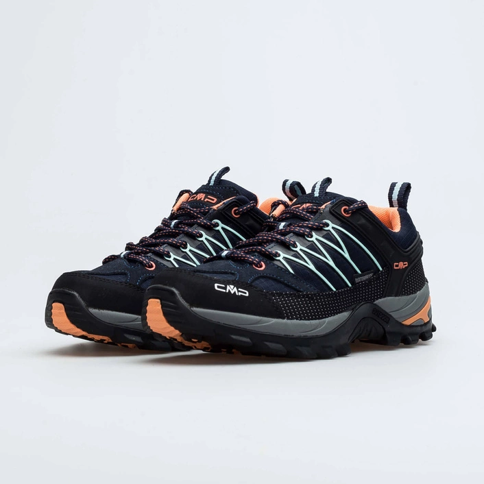 CMP RIGEL LOW WMN TREKKING SHOE WP B.Blue/Giada/Peach