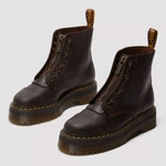 Dr. Martens черевики на платформі Sinclair Crazy Horse темно-коричневі 40910200