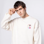 Kaotiko Унісекс Світшот Бежевий Crew Marrakech Organic Cotton AO026-01S-G002