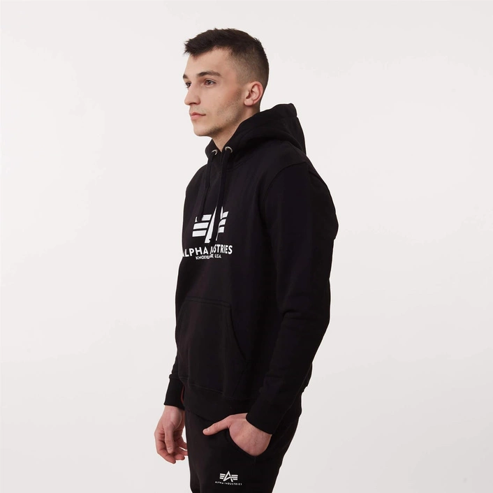 Alpha Industries BASIC HOODY BLACK