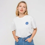 Kaotiko M/C WASHED TRUE LOVE WHITE T-SHIRT
