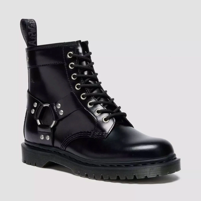 Dr. Martens черевики 1460 Harness чорні 41388001