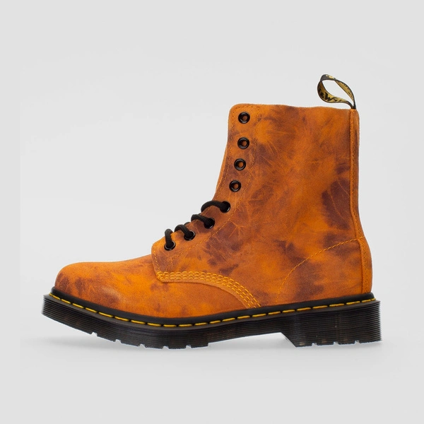 Dr. Martens черевики 1460 Pascal Tie Dye замшеві помаранчеві 27962806