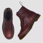 Dr. Martens утеплені черевики 1460 Grizzly вишневі 31873600