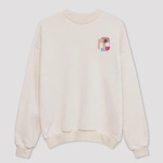Kaotiko Унісекс Світшот Бежевий Crew Marrakech Organic Cotton AO026-01S-G002