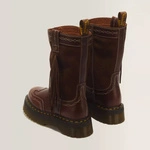 Dr. Martens ковбойські чоботи на платформі Quad Mid Desert Rodeo темно-коричневі 43175200