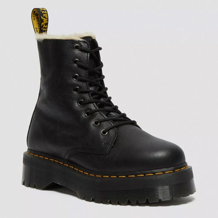 Dr. Martens SJadon Faux Fur Lined Leather Platform Boots 25637001