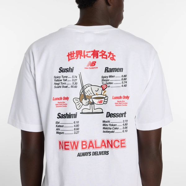 New Balance Футболка Біла Ramen MT61H51DWT