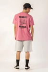 Kaotiko Футболка No Roles No Rules Washed Pink