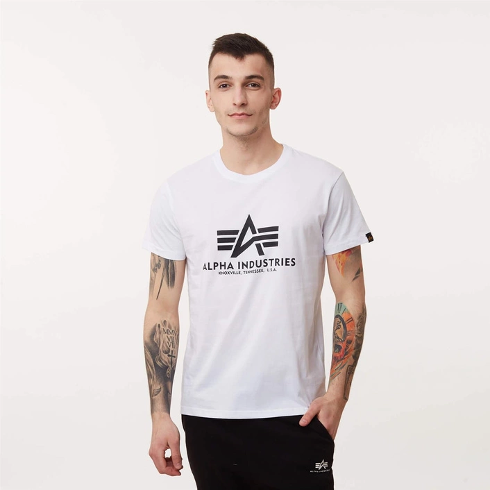 Alpha Industries BASIC T-SHIRT WHITE