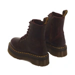 Dr. Martens жіночі черевики на платформі Jadon Floral Emboss Crazy Horse вишневі 43558600