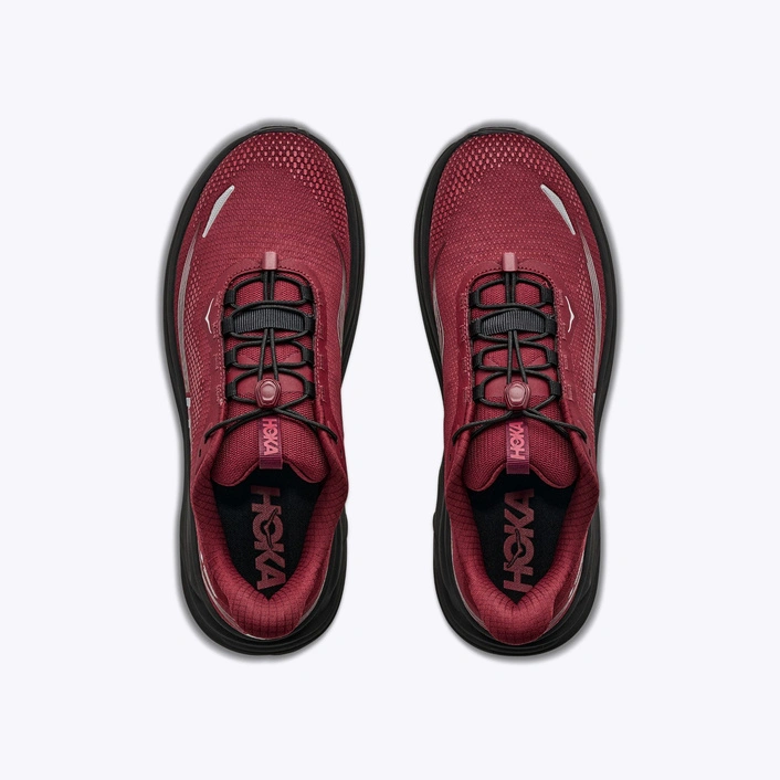 HOKA Clifton 11 GORE-TEX чоловічі водонепроникні кросівки для бігу Varsity Burgundy/Carbon Black