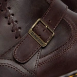 Dr. Martens високі байкерські чоботи Anistone Knee High Crazy Horse темно-коричневі 41871200
