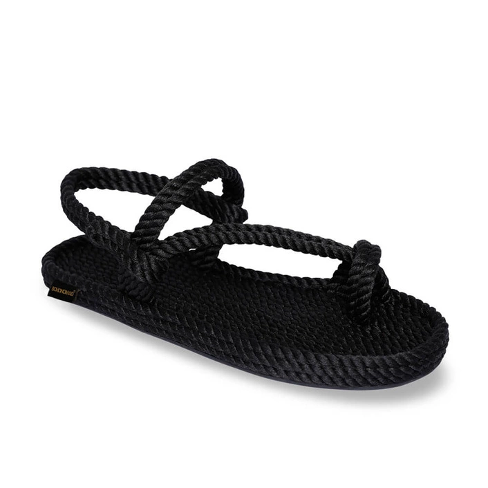 Bohonomad Hawaii Rope Sandal - Black