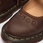 Dr. Martens туфлі Mary Jane Flower Crazy Horse темно-коричневі жіночі 42391200