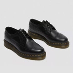 Dr. Martens туфлі-броги 3989 Yellow Stitch Smooth чорні чоловічі 22210001
