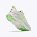 HOKA Clifton 11 жіночі кросівки для бігу Frost/Neon Yuzu