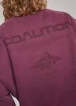 Чоловічий світшот Coalition CLTN WASHCREW – сливовий