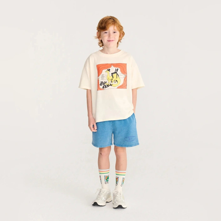 BOBO CHOSES Taxi Saurus T‑shirt