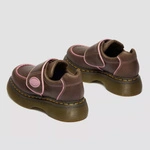 Dr. Martens жіночі туфлі на липучці Buzz Strap Wyoming темно-коричневі 42845200