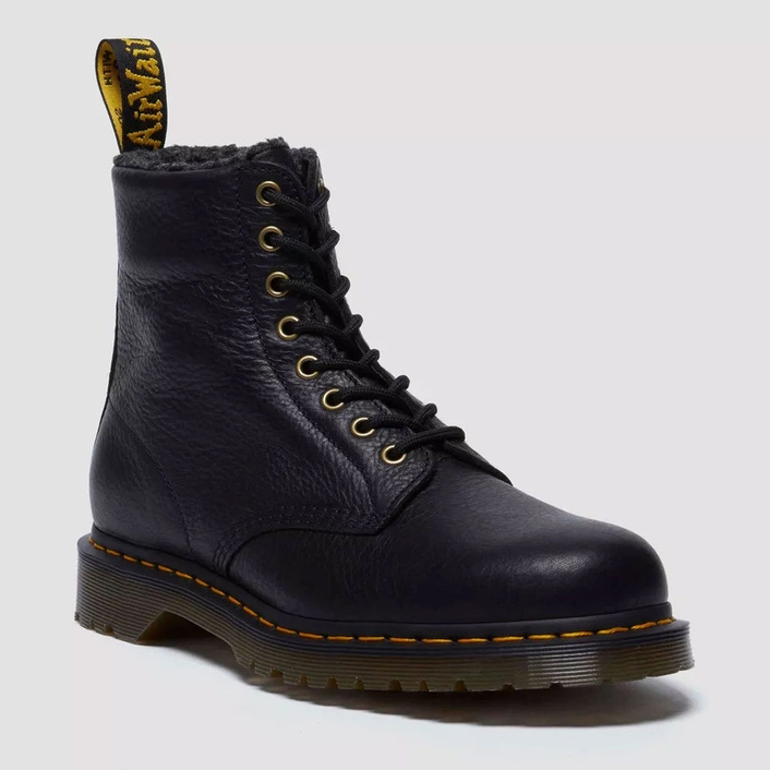 Dr. Martens утеплені черевики 1460 Grizzly чорні 31873001