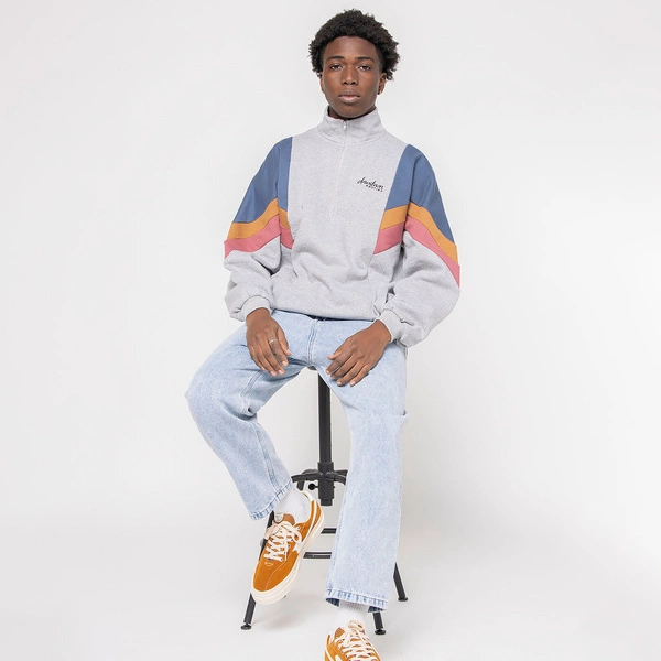 Kaotiko Grey Jean Sweatshirt