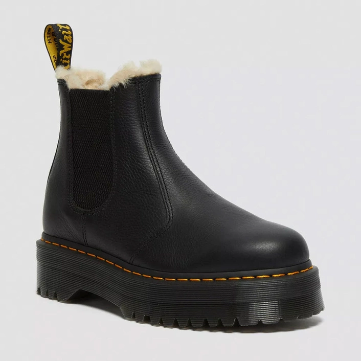 Dr. Martens утеплені челсі на платформі 2976 Quad Pisa чорні 25635001