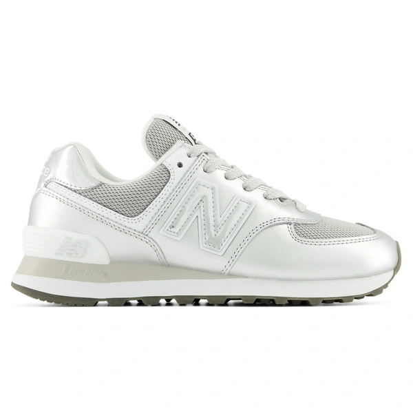 Жіночі кросівки New Balance 574 W574428 сріблясті