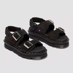 Dr. Martens сандалі на платформі Zebzag замшеві чорні жіночі 42689001