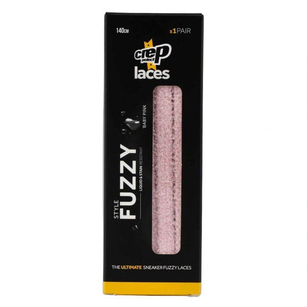 Crep Protect Baby Pink Fuzzy Laces