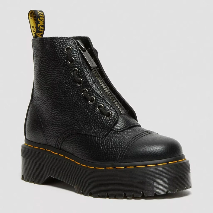 Dr. Martens черевики на платформі Sinclair Milled Nappa чорні 22564001