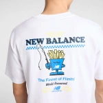 New Balance Футболка Біла Fish and Chips MT61I5BMWT