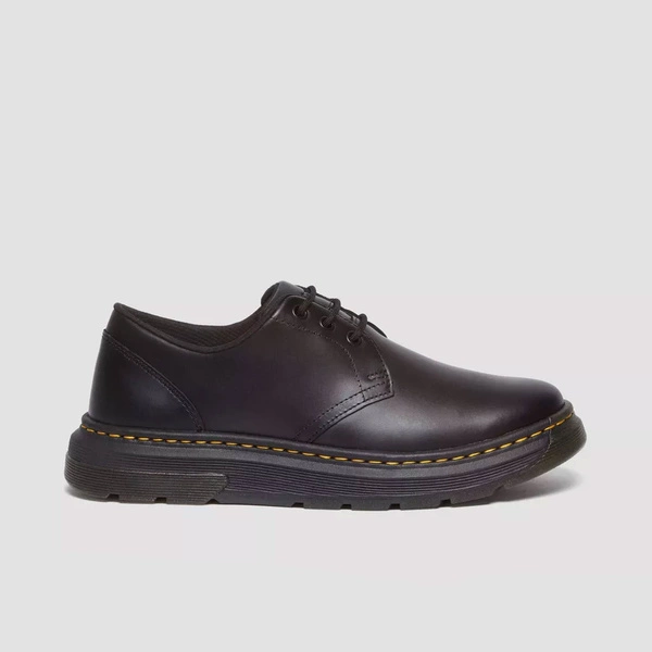 Dr. Martens туфлі Crewson Lo Classic Pull Up чорні 31669001