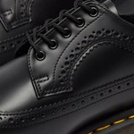 Dr. Martens туфлі-броги 3989 Yellow Stitch Smooth чорні чоловічі 22210001