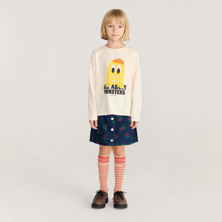 BOBO CHOSES Bigtooth Lemon T‑shirt