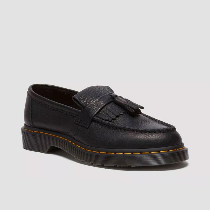Dr. Martens лофери з китицями Adrian Yellow Stitch Ambassador чорні 31997001