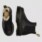 Dr. Martens утеплені челсі на платформі 2976 Quad Pisa чорні 25635001