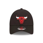 New Era Chicago Bulls Home Field Black 9FORTY A-Frame Trucker Cap