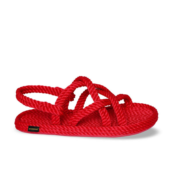 Bohonomad Bodrum Rope Sandal - Red