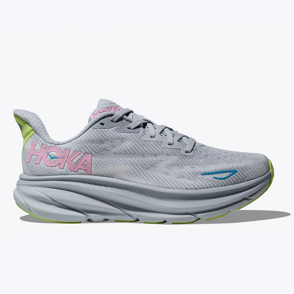 HOKA WOMAN'S CLIFTON 9 GULL/SEA ICE 1127896-GLLS