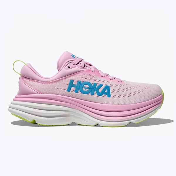 HOKA WOMEN'S BONDI 8 PINK TWILIGHT/WATERPARK 1127952.-PTWL