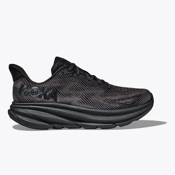 Hoka WOMEN'S CLIFTON 9 BLACK/BLACK