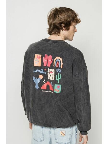 Kaotiko Crew Washed Sonora Sweatshirt