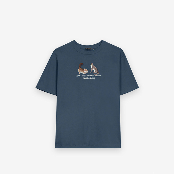 Kaotiko M/C WASHED CATS T-Shirt